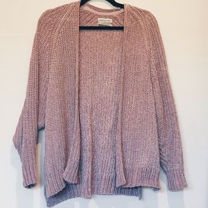 Very soft pink cardigan